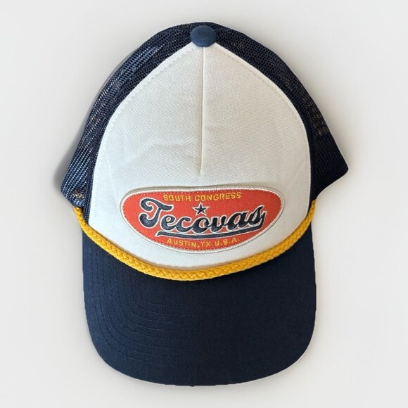 TECOVAS Trucker Hat Cap One Size Mesh Logo South Congress Austin Texas USA - Picture 1 of 11